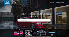 Desktop Screenshot of montanahondadealers.com
